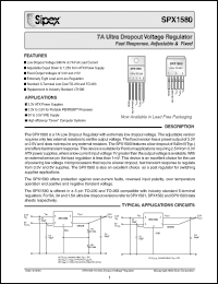 Click here to download SPX1580 Datasheet