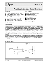 Click here to download SPX2431LN Datasheet