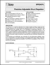 Click here to download SPX2431LAN Datasheet