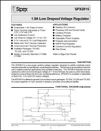 Click here to download SPX2815 Datasheet