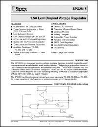 Click here to download SPX2815T-5.0/TR Datasheet