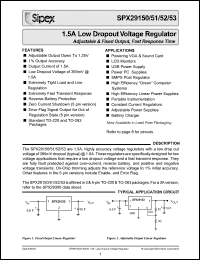 Click here to download SPX29150 Datasheet