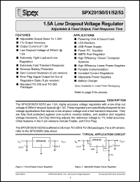 Click here to download SPX29151U5-1.8 Datasheet