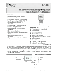 Click here to download SPX2941T5/TR Datasheet
