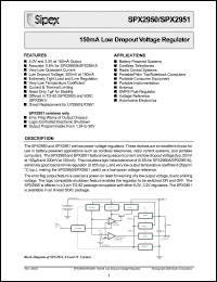 Click here to download SPX2950 Datasheet