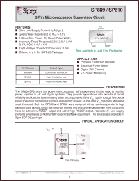 Click here to download SP809NEK-4-4 Datasheet