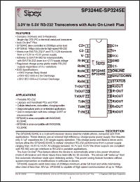 Click here to download SP3245E Datasheet
