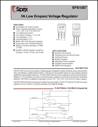 Click here to download SPX1587AU-1-5 Datasheet