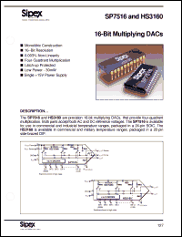 Click here to download HS3160 Datasheet