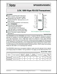 Click here to download SP3222EUEA Datasheet