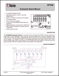 Click here to download SP7680ER1 Datasheet