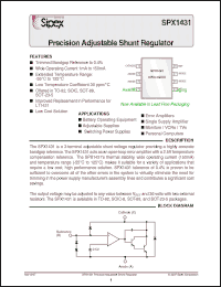 Click here to download SPX1431M5-L Datasheet