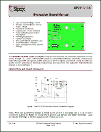 Click here to download SP7619A Datasheet
