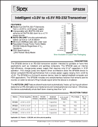 Click here to download SP3238EY Datasheet