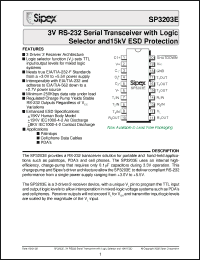 Click here to download SP3203E_05 Datasheet