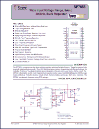Click here to download SP7655_07 Datasheet