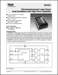 Click here to download SP4427 Datasheet