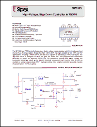 Click here to download SP6125 Datasheet