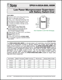 Click here to download SP691A_05 Datasheet
