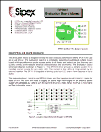 Click here to download SP7616EB Datasheet