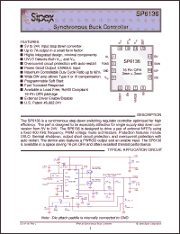 Click here to download SP6136ER1 Datasheet