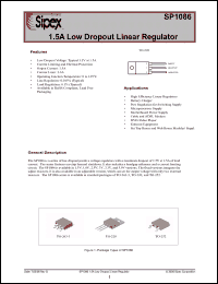 Click here to download SP1086V-L-3-3 Datasheet