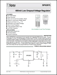 Click here to download SPX2975_05 Datasheet