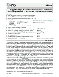 Click here to download SP509_05 Datasheet