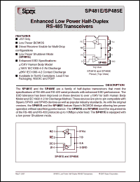 Click here to download SP481E_07 Datasheet