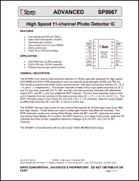 Click here to download SP8067 Datasheet