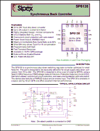 Click here to download SP6138 Datasheet