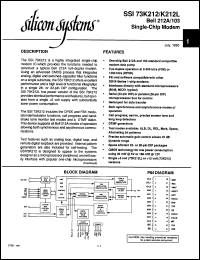 Click here to download 73K212LS-IP Datasheet