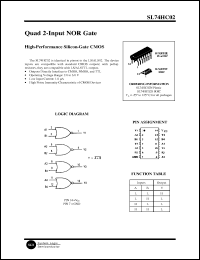 Click here to download SL74HC02 Datasheet