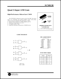 Click here to download SL74HC08 Datasheet