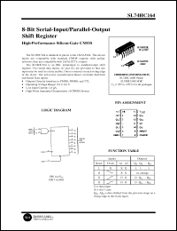 Click here to download SL74HC164N Datasheet