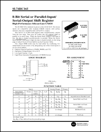 Click here to download SL74HC165D Datasheet