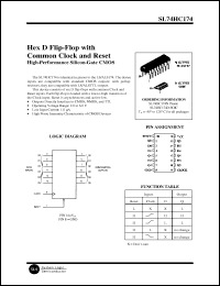 Click here to download SL74HC174 Datasheet
