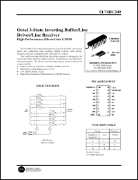 Click here to download SL74HC240N Datasheet
