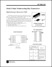 Click here to download SL74HC245N Datasheet