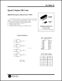 Click here to download SL74HC32 Datasheet