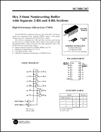 Click here to download SL74HC367N Datasheet