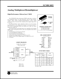 Click here to download SL74HC4052 Datasheet