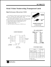 Click here to download SL74HC573D Datasheet