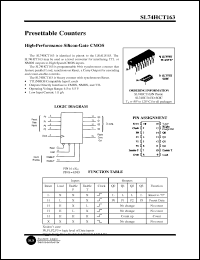 Click here to download SL74HCT163D Datasheet