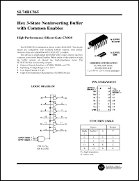 Click here to download SL74HC365D Datasheet