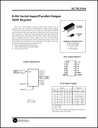Click here to download SL74LS164N Datasheet