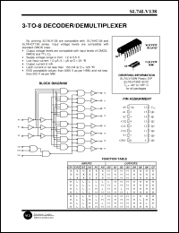 Click here to download SL74LV138 Datasheet