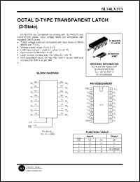 Click here to download SL74LV373D Datasheet