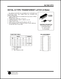 Click here to download SL74LV573D Datasheet