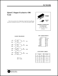 Click here to download 74LS86 Datasheet